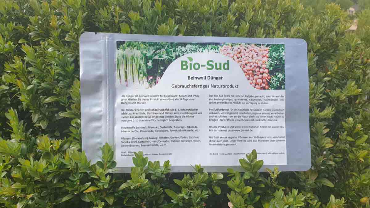 Pflanzliche Verpackung - Dünger in Alubeutel 01